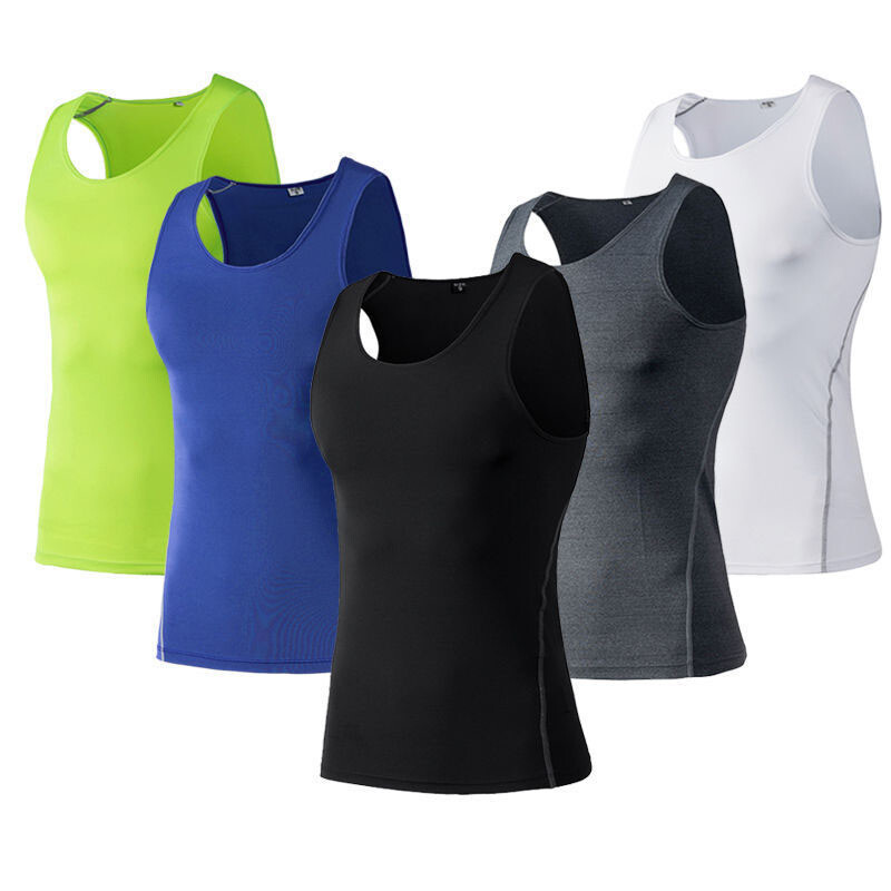 Men's Gym Compression Tank Top for Workout & Athletic Training