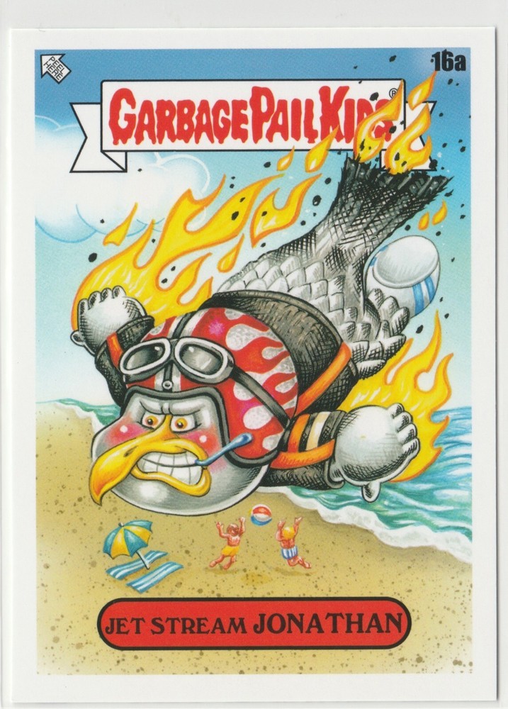 Jet Stream Jonathan Garbage Pail Kids GPK 2022 Book Worms #16a