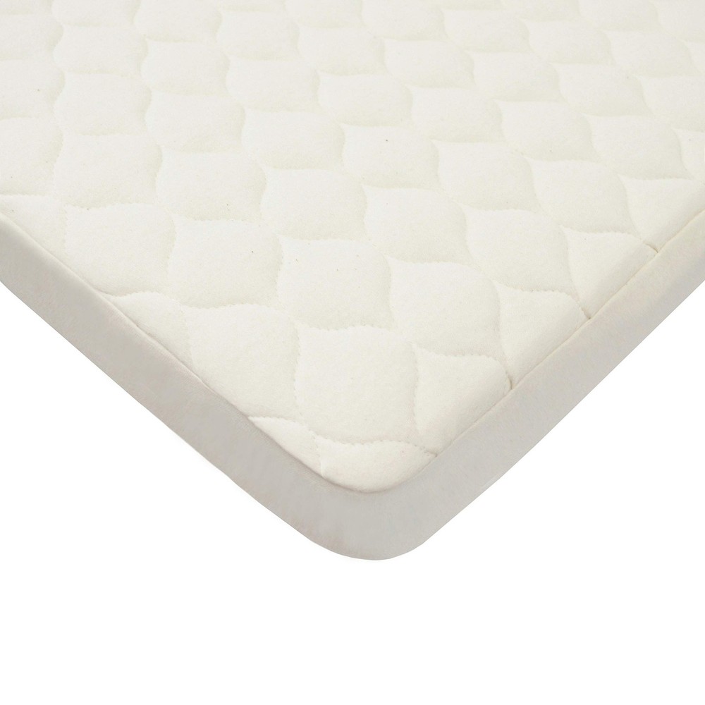 Waterproof Bassinet Mattress Protector, Quilted Fitted Protector Pad Cover Ma...