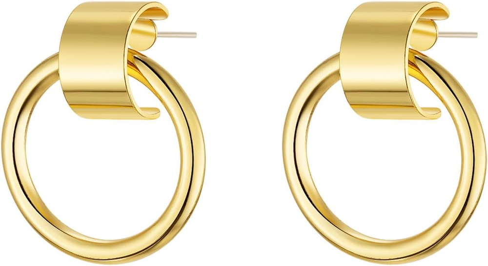 Trendy Gold Hoop Earrings for Women – Elegant Statement Jewelry