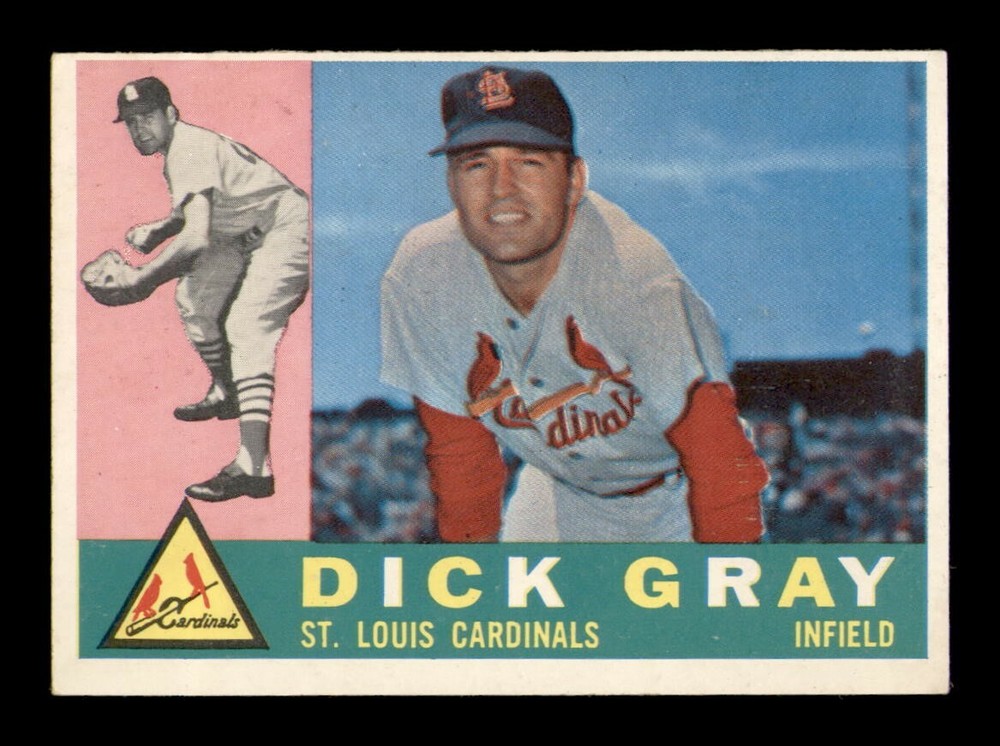 1960 Topps #24 Dick Gray EX-MINT Baseball Card OBGcards