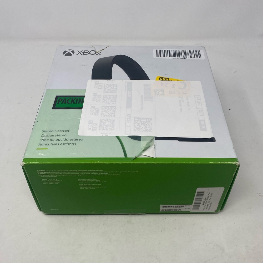 Microsoft Xbox Stereo Wired Headset 8LI-00001 (Model 1984) Black