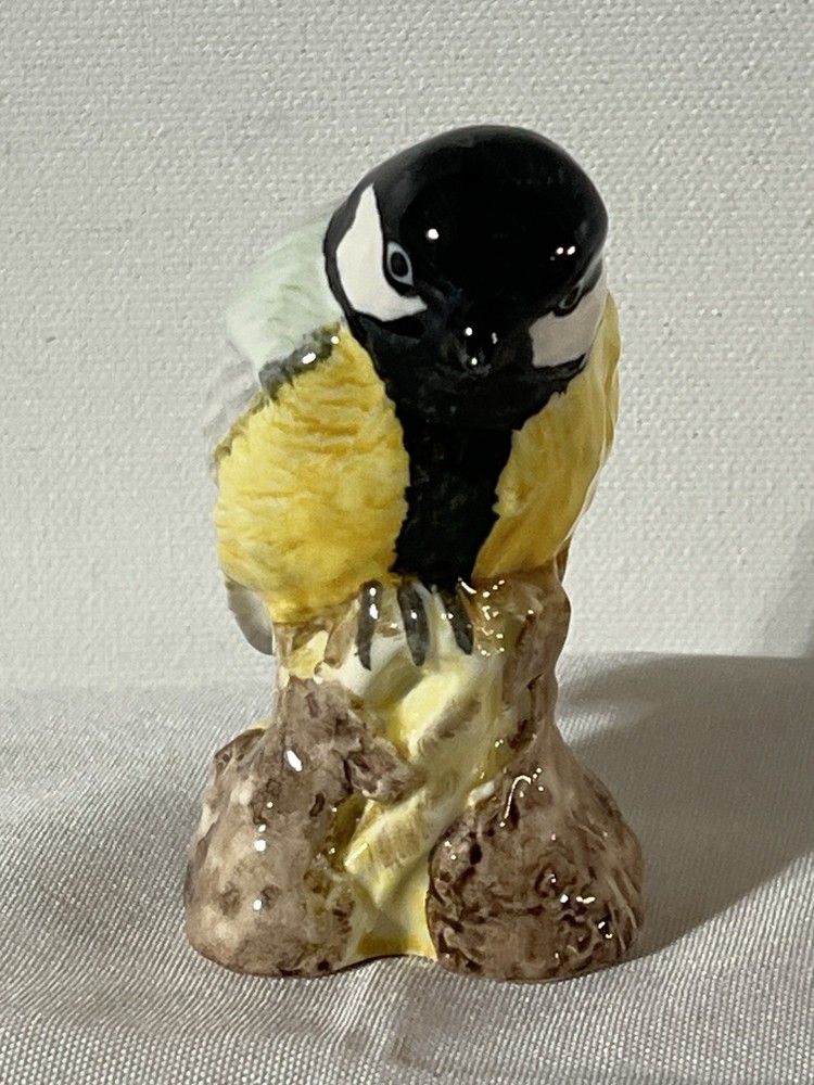 RARE Beswick England Great Tit Bird Figurine , 3