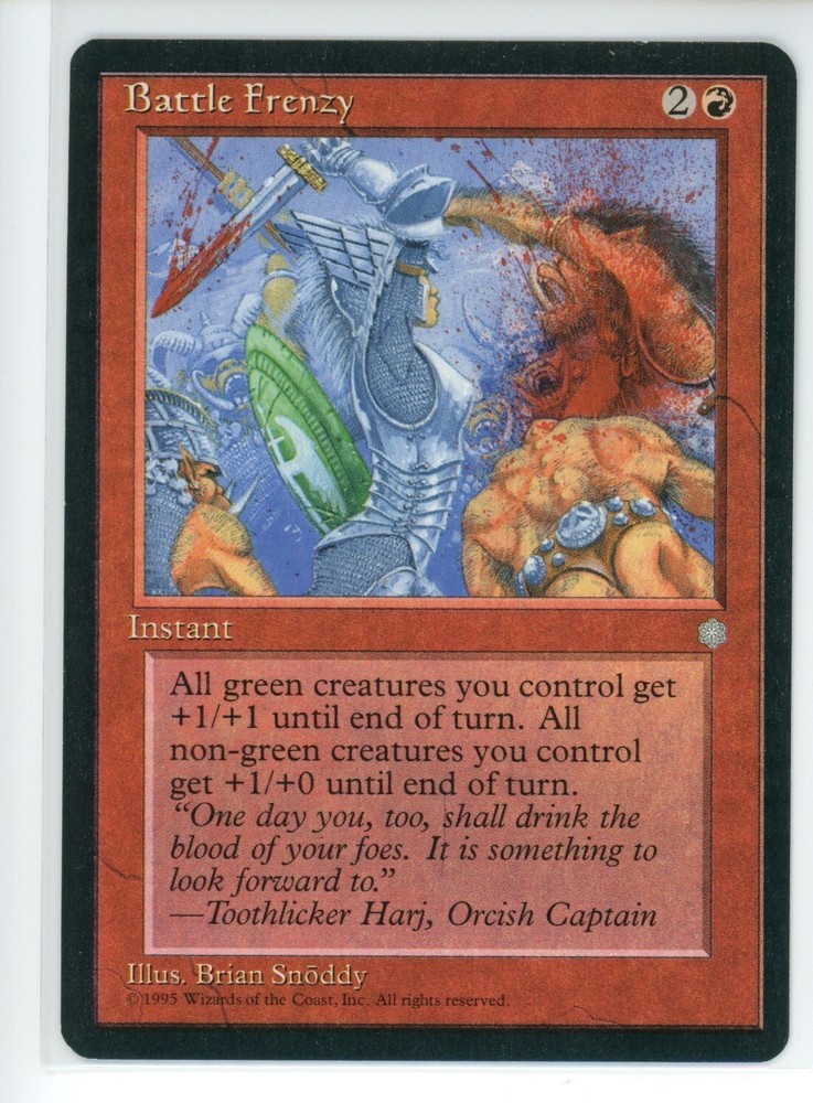 BATTLE FRENZY Ice Age #175 ICE(LP)(MTG)