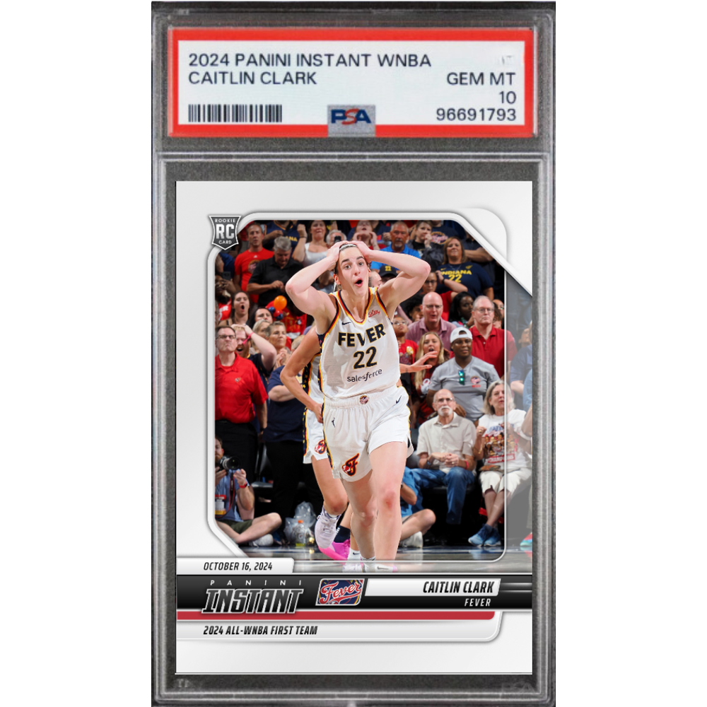 PRESALE PSA 10 CAITLIN CLARK ROOKIE ALL STAR TEAM  2024 Panini Instant #268-image
