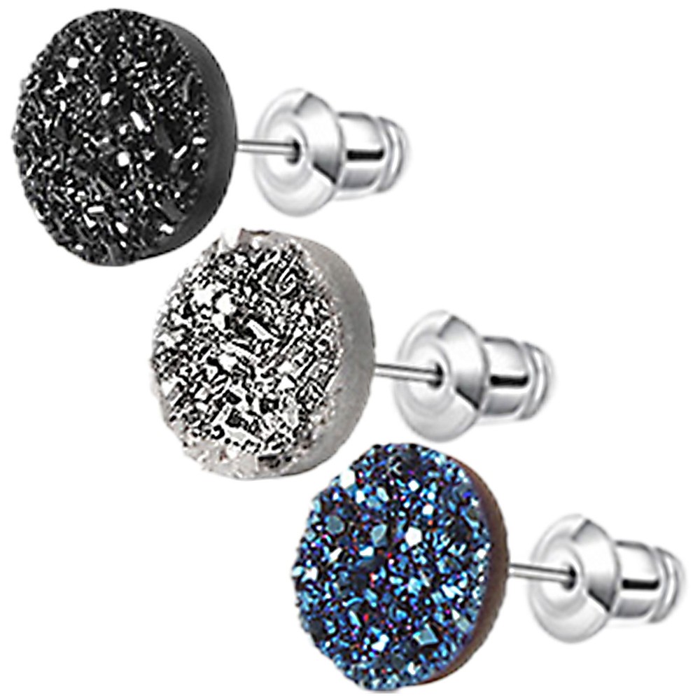 Magnetic Crystal Lymph Detox Weight Loss Non-Piercing Earrings
