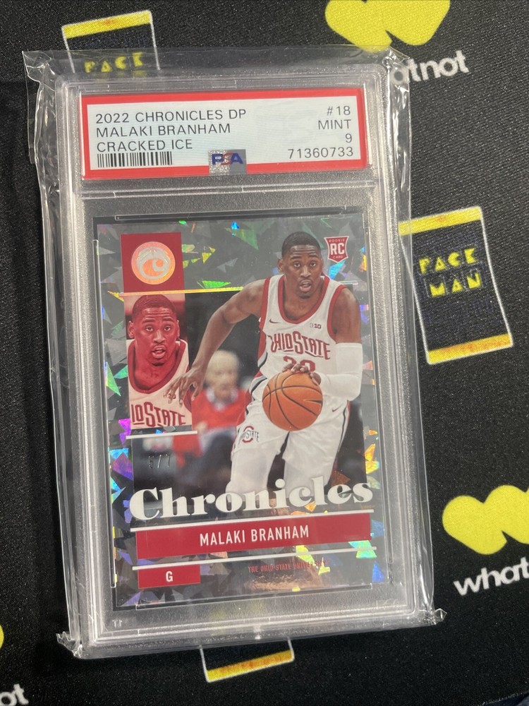 2022 Chronicles Dp Malaki Brandan Cracked Ice PSA 9 /7!! Ohio State!!