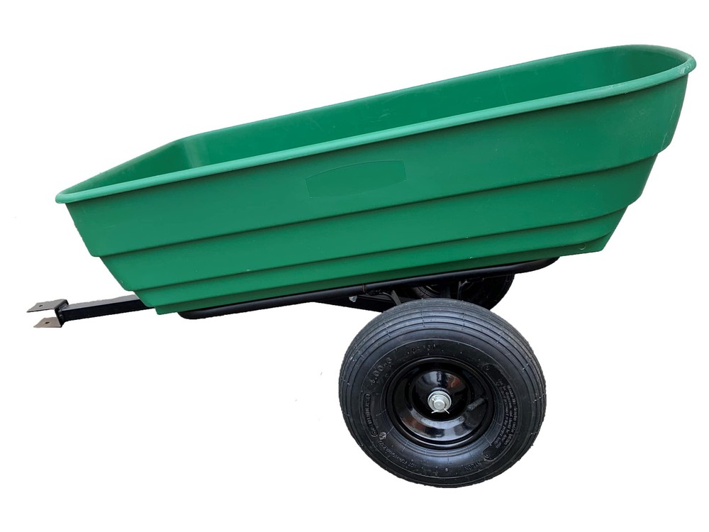 Tow Barrow Dumping Lawn and Garden Utility Trailer, 6.5 Cubic Foot