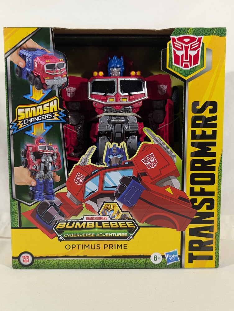 Optimus Prime Smash Changers Cyberverse Adventures Bumblebee Action Figure