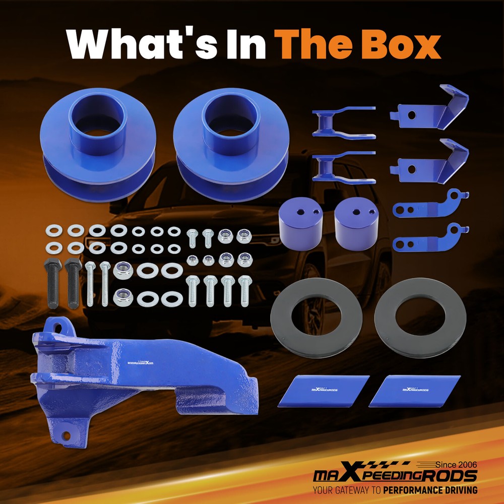 Front 2.5'' Level Lift Kit Isolators For Ford F250 F350 Super Duty 2011-2022 4x4