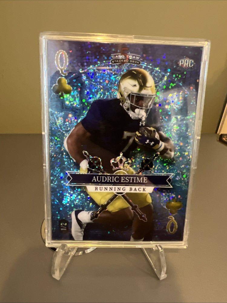 2023 Wild Card 5 Card Draw Audric Estime/2 Notre Dame