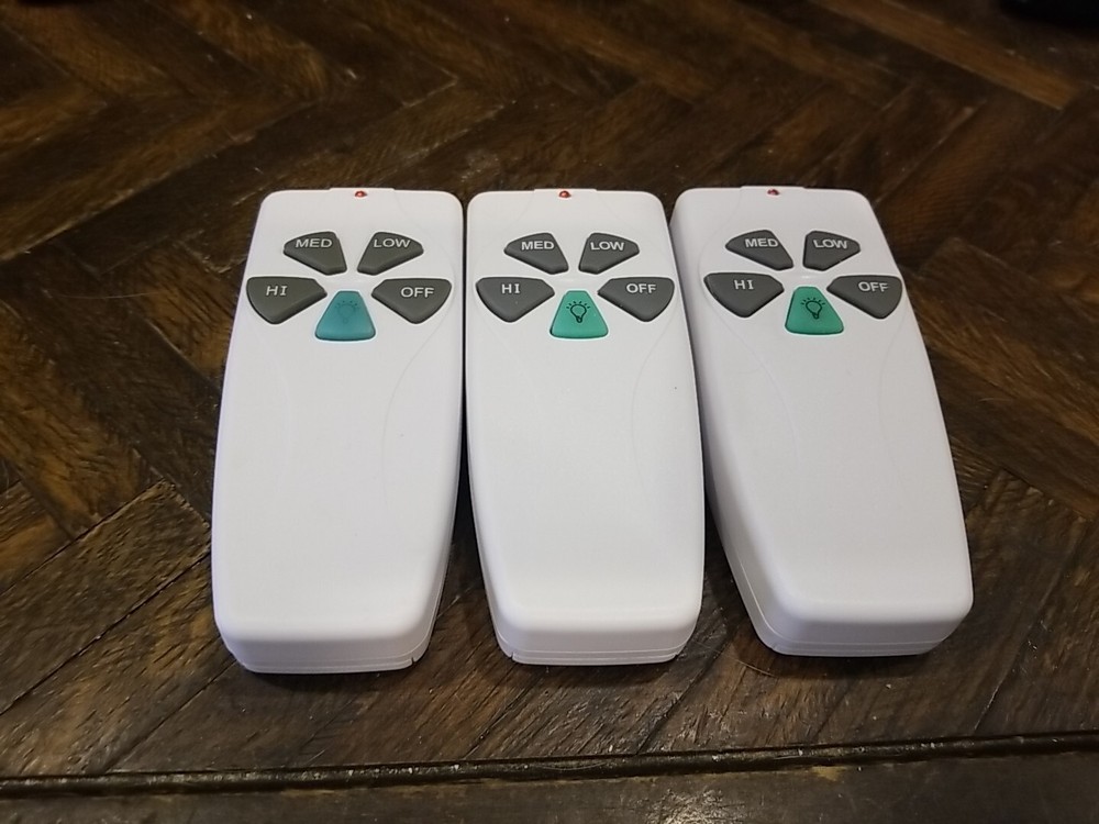 Lot Of 3 Remote Control for Ceiling Fan SS-T03 Wireless 5- Buttons Fan-53T