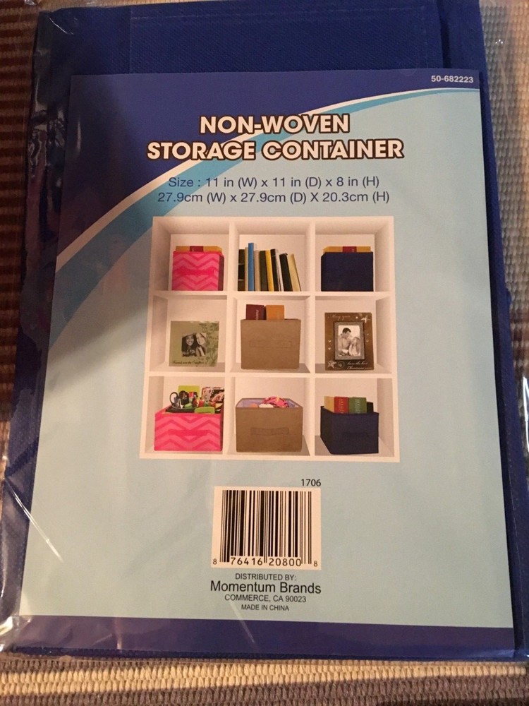 Non-Woven Storage Container for Toys, Office Supplies & Files - Brand New-image