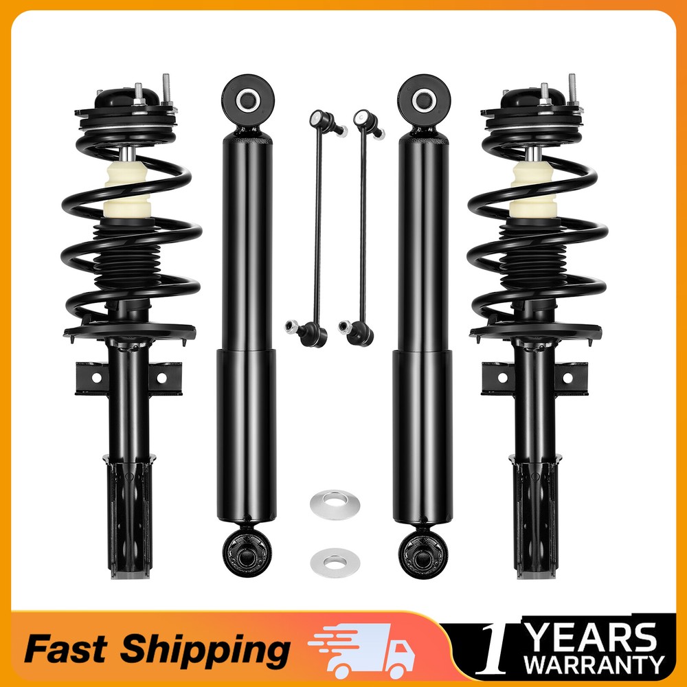 Front Struts Rear Shocks Sway Bars for Chevy Traverse Buick Enclave GMC Acadia