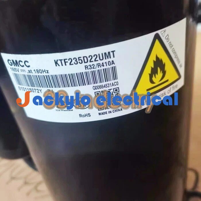 1Pcs New For Refrigeration compressor KTF235D22UMT 165V 180Hz