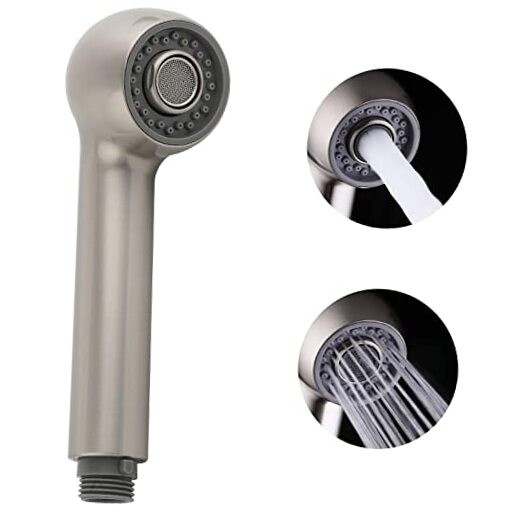 2-Function Pull-Out Kitchen Faucet Sprayer Head in Brushed Nickel