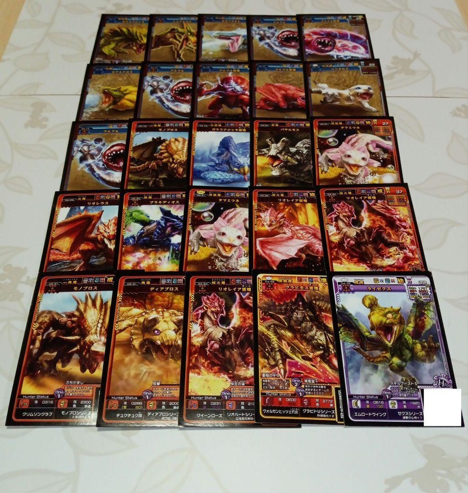 MONSTER HUNTER Spirits Cards Bulk Sale Anime character Animation