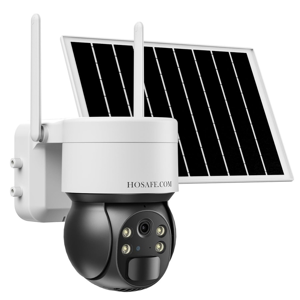 WiFi Cameras for Home Security, Solar Security Cameras Wireless Outdoor, 2K H...