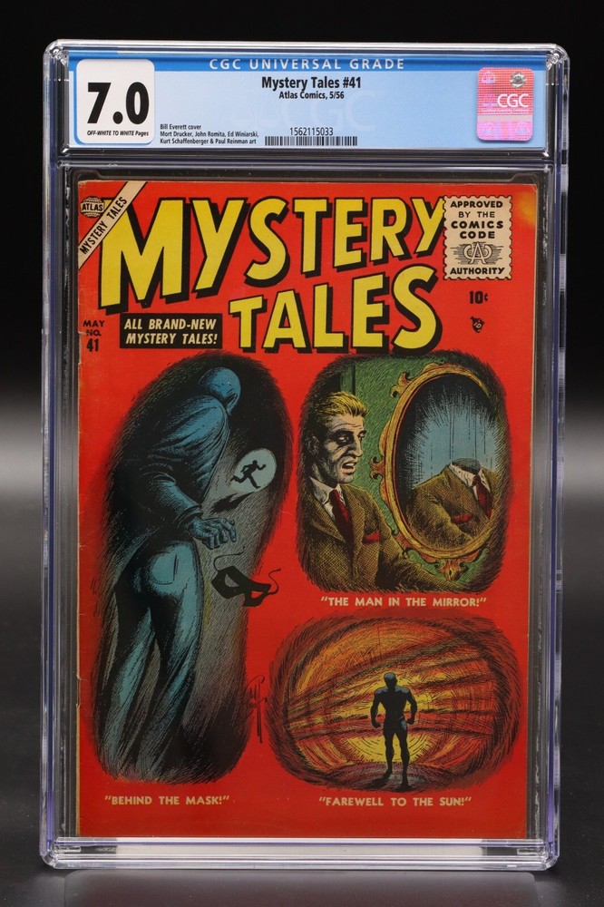 Mystery Tales (1952) #41 Bill Everett Cover CGC 7.0 Blue Label OW/WH Pages Atlas