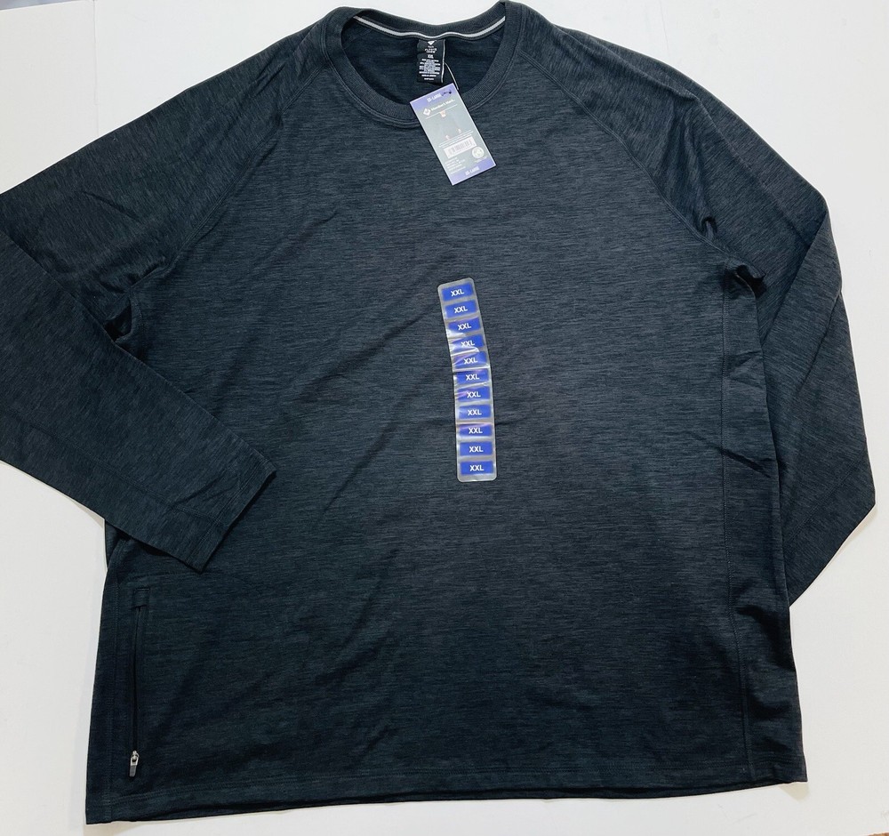 MEMBERS MARK XXL Dark Gray Fleece Crew Sweatshirt New-image