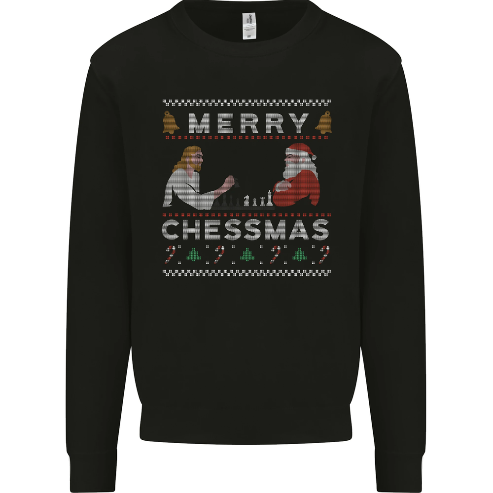 Merry Chessmass Funny Chess Player Mens Sweatshirt Jumper
