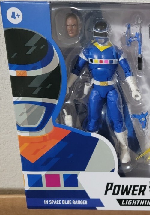 Hasbro Power Rangers 6-inch Blue and Silver Ranger Action Figure F2047