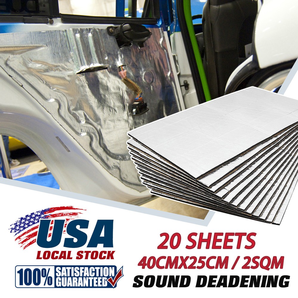 40cm*25cm Thermal Sound Deadener Car Heat Shield Insulation Noise Reduce Mat