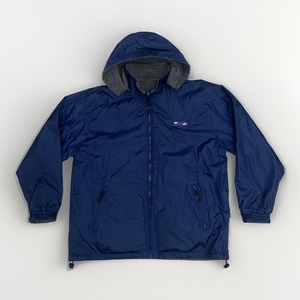 Vintage Bootleg Nike Sherpa Reversible Jacket Size Extra Large Yucateca