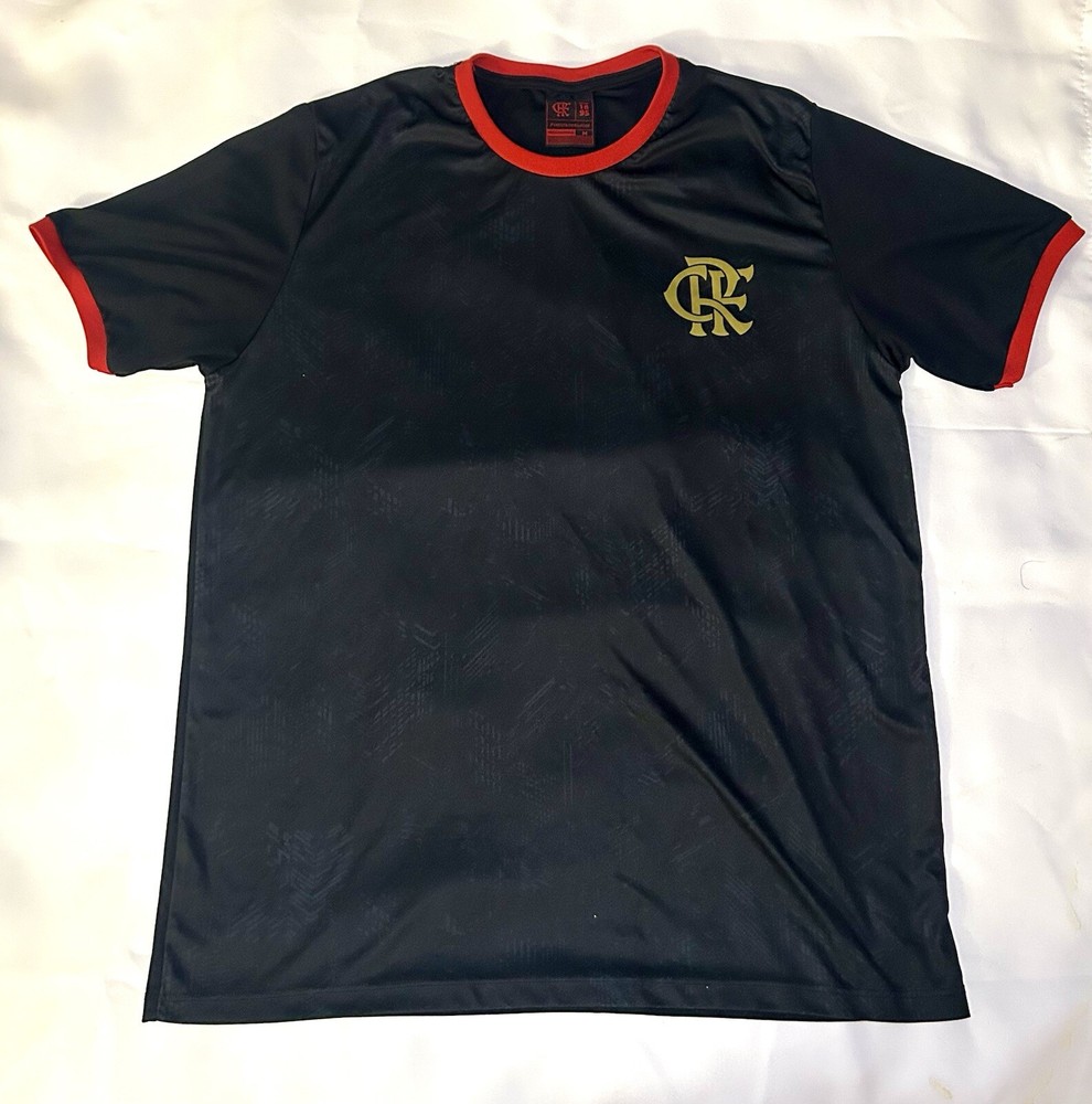 Official Flamengo Black Jersey - Men’s Size M - Pre-Owned, Authentic Team Gear