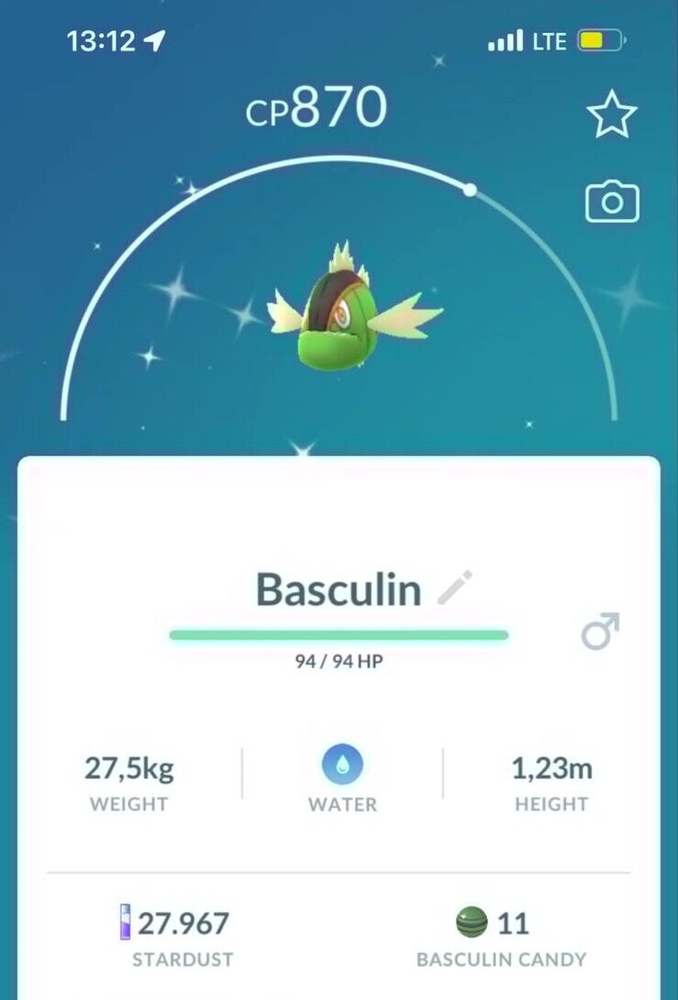 Shiny Red-Striped Basculin - MLNLPTC - Details Inside  