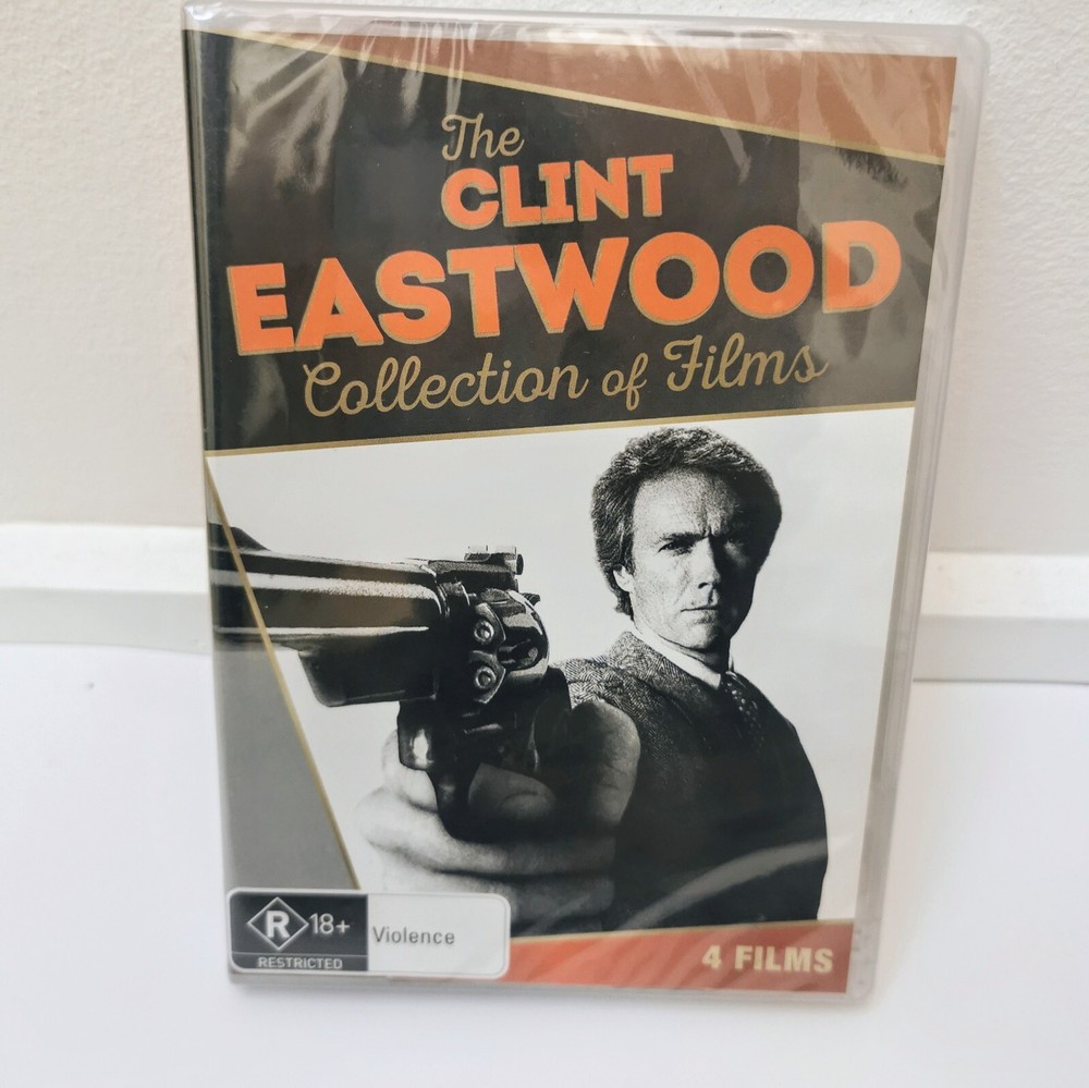 The Clint Eastwood Collection of Films DVD, 4 Movies, PAL Region 4, New & Sealed