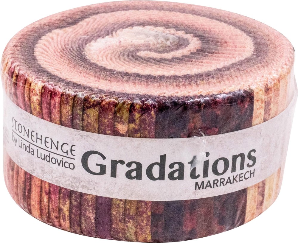 Linda Ludovico Stonehenge Gradations II Marrakech Strips 40 2.5-inch Strips J...