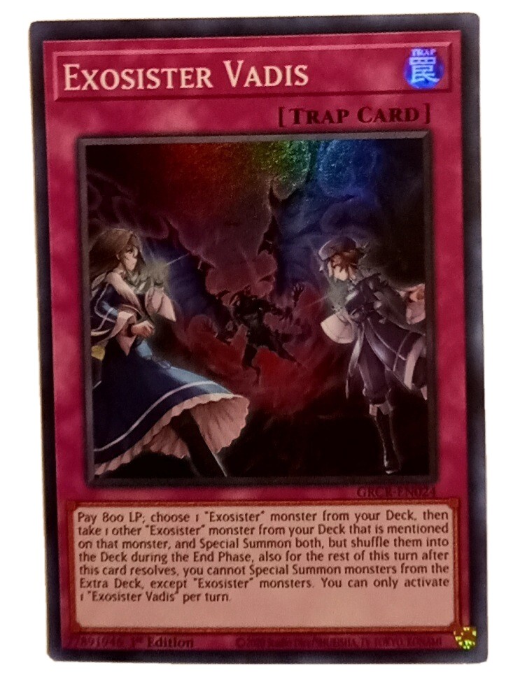 Exosister Vadis GRCR-EN024 The Grand Creators 1st Edition Rare Card
