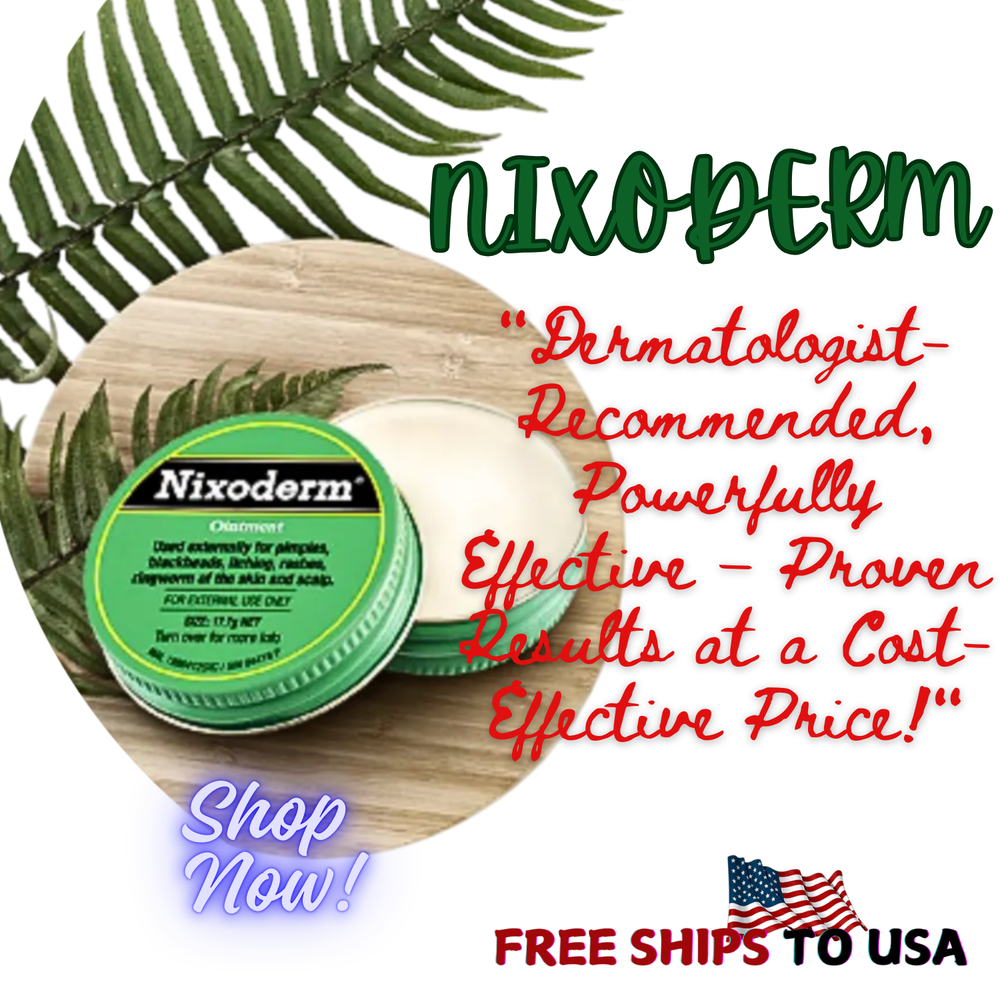 Nixoderm cream For Skin Eczema Ringworm Pimples Blemishes Rash Acne 17.7g  02/29