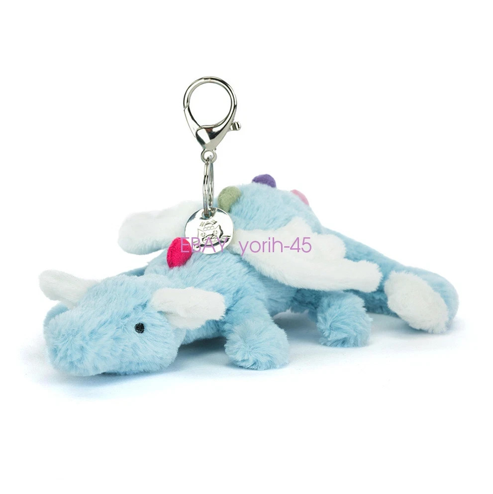 Jellycat Sky Dragon Bag Charm Keychain- NWT Includes dust bag