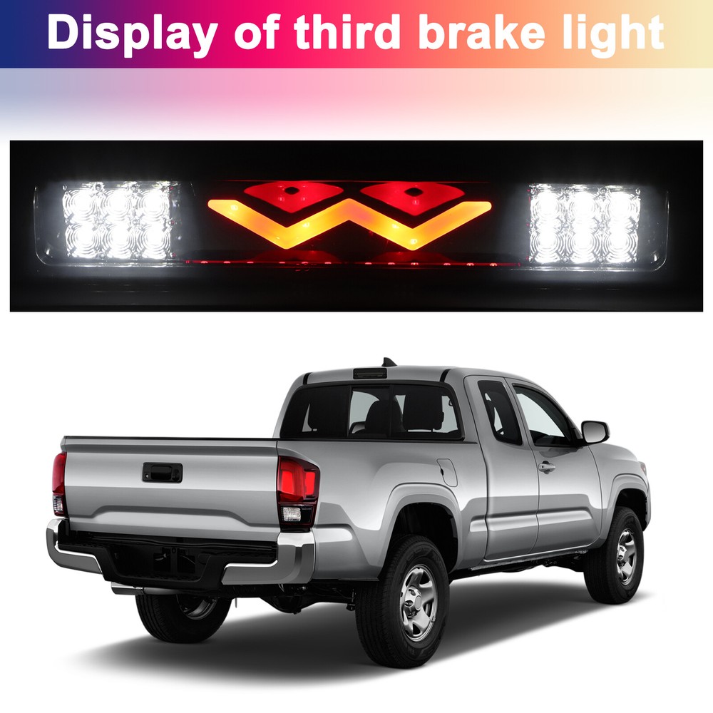 Chrome Smoked LED Third Brake Light for 06-08 Lincoln Cargo Tail Lamp