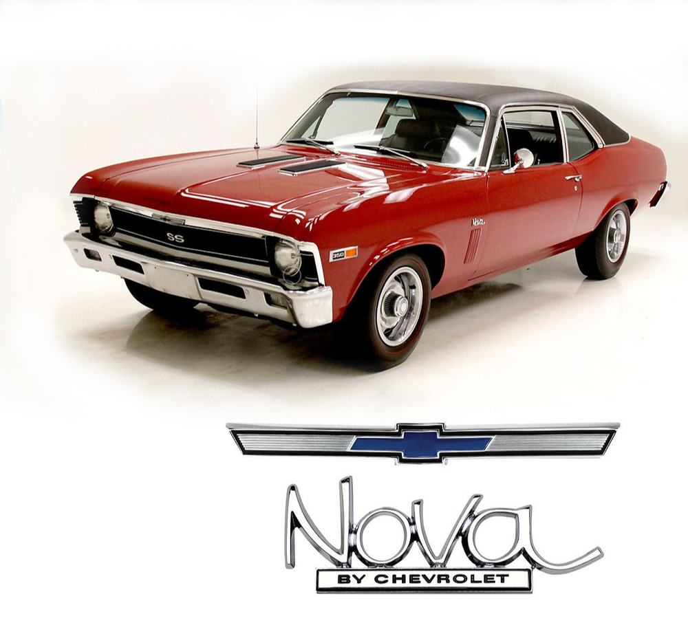 1:10 RC Clear Lexan Body Shell for 1969 Chevy NOVA Fits Traxxas Tamiya
