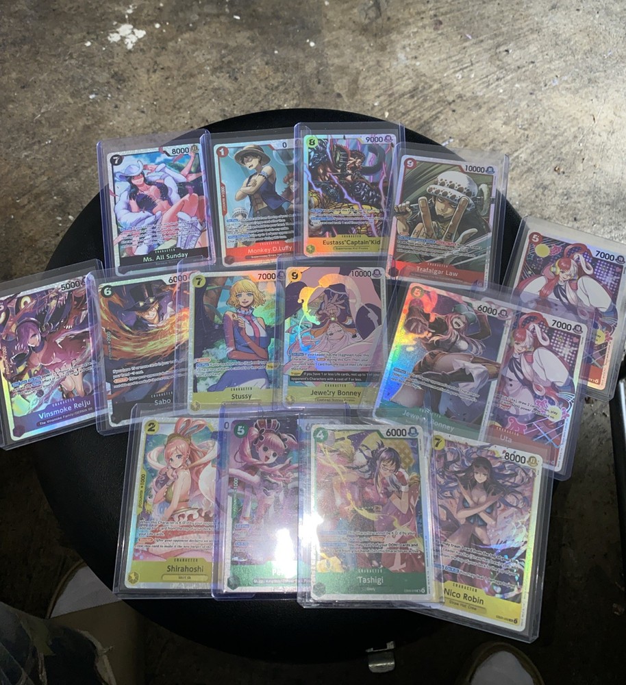 One Piece Mixed SR Lot (Luffy/Sabo/Nico Robin/Law & More)