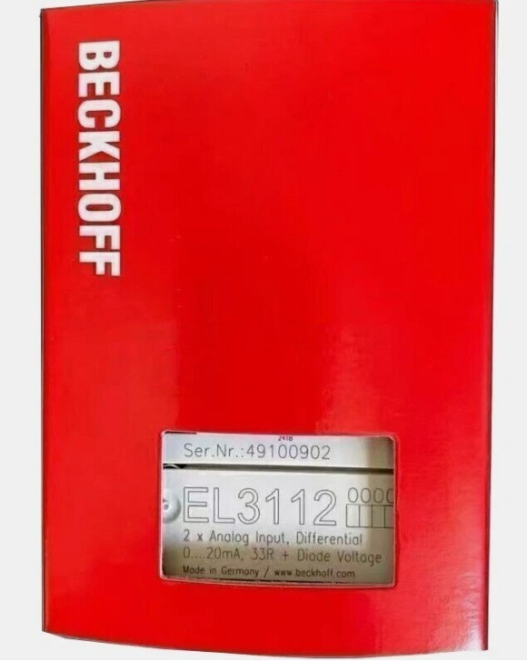 New In Box Beckhoff EL3112 PLC Module EL3112 EL3112 Free shipping