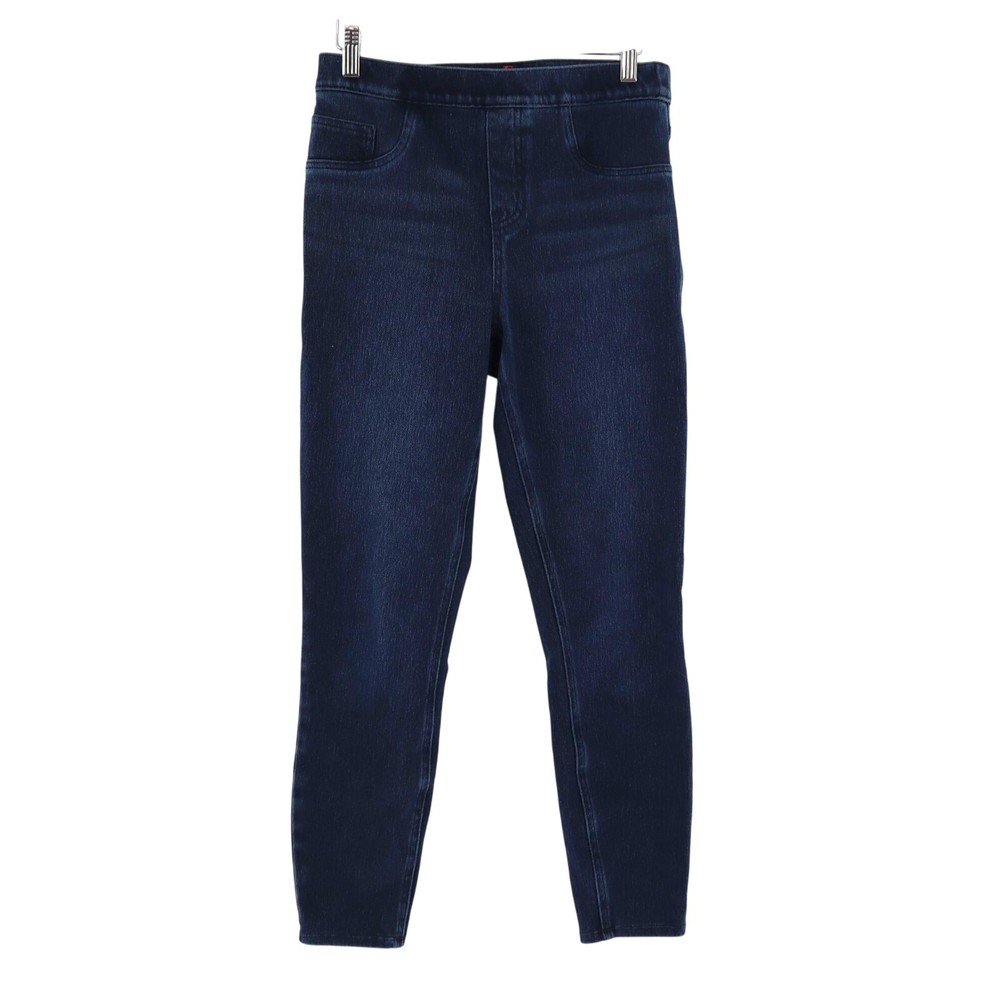 Spanx Slimming Ankle Leggings Women M Blue Casual Boho Control Jeans