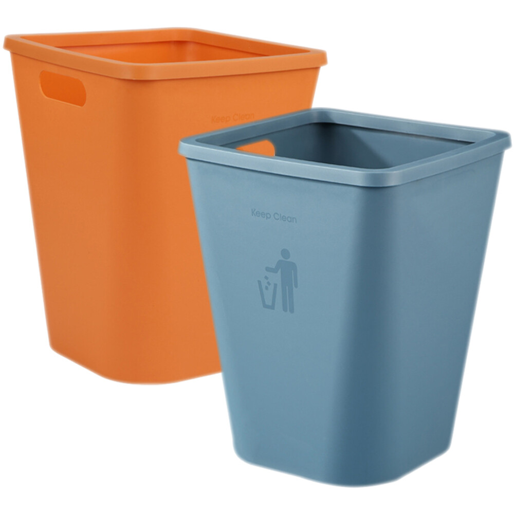 2-Pack Open Trash Cans for Sink, Pantry, Office, or Waste Disposal