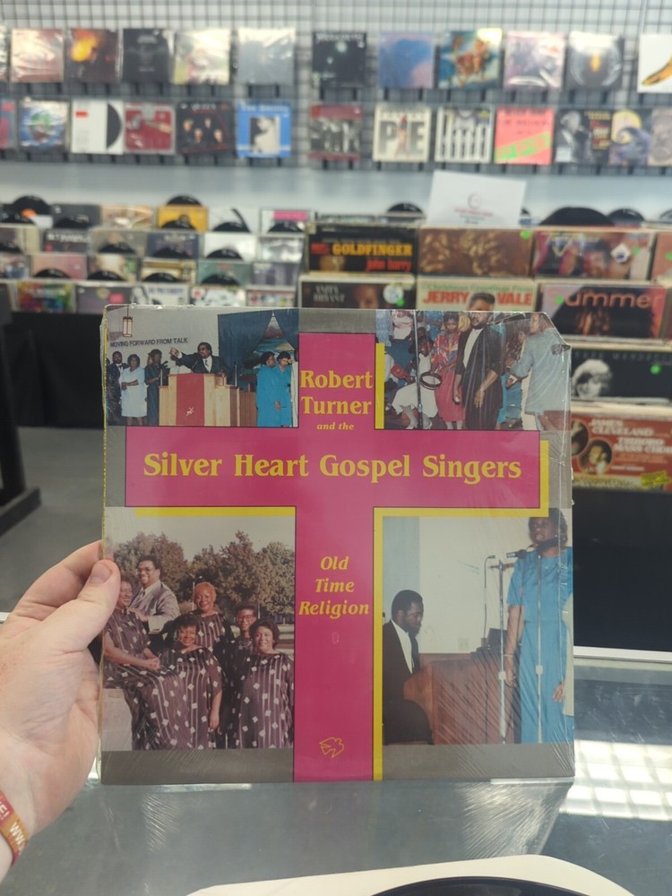Robert Turner & the Silver Heart Gospel Singers  Gospel LP Shrink Vg+
