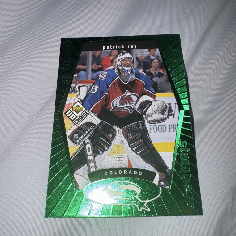 1998-99 Upper Deck UD Choice - Starquest Green #SQ3 Patrick Roy