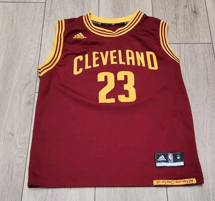 LeBron James Cleveland Cavaliers NBA Youth Swingman Adidas Jersey Medium #23