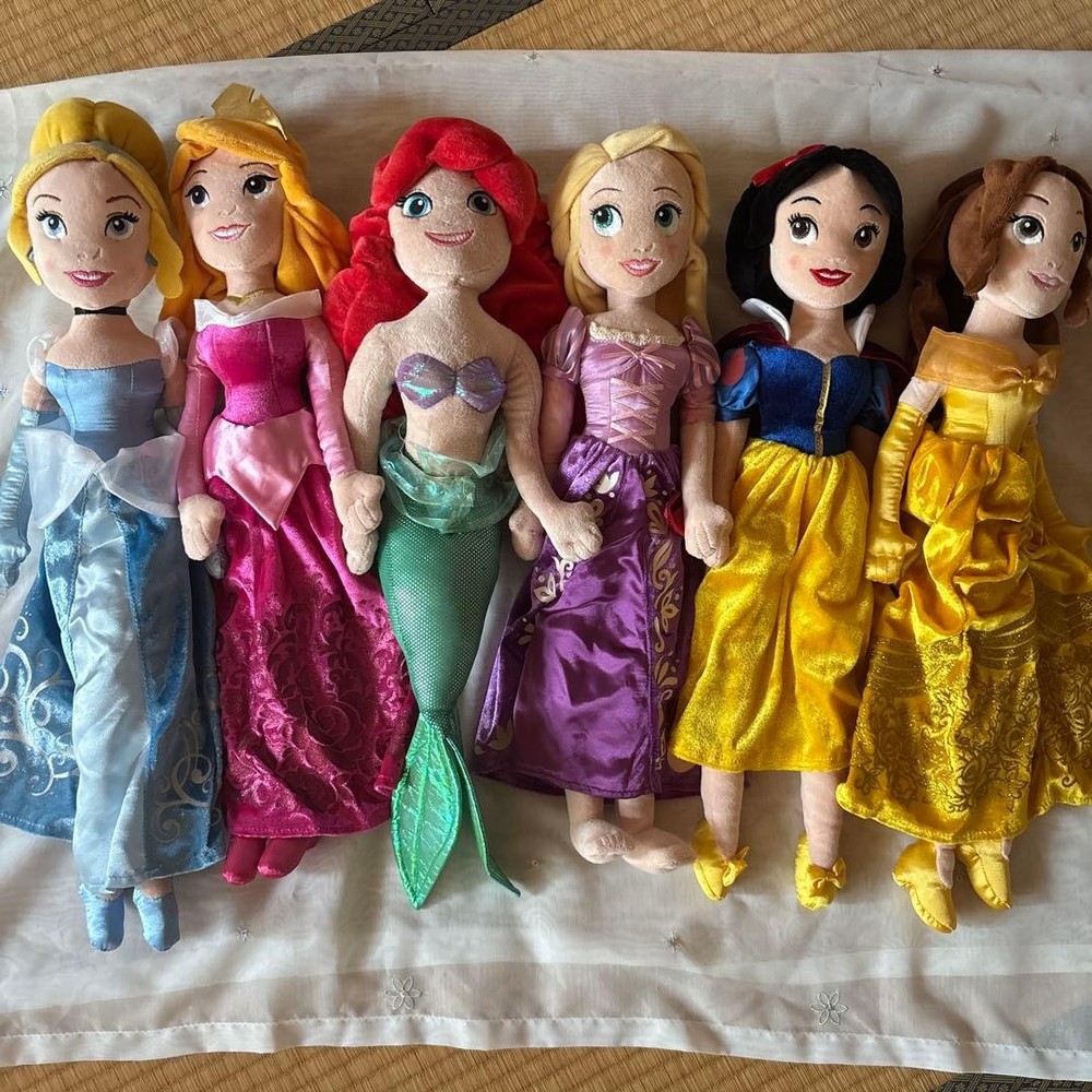 Disney princess plush toy set of 6 #23f17d