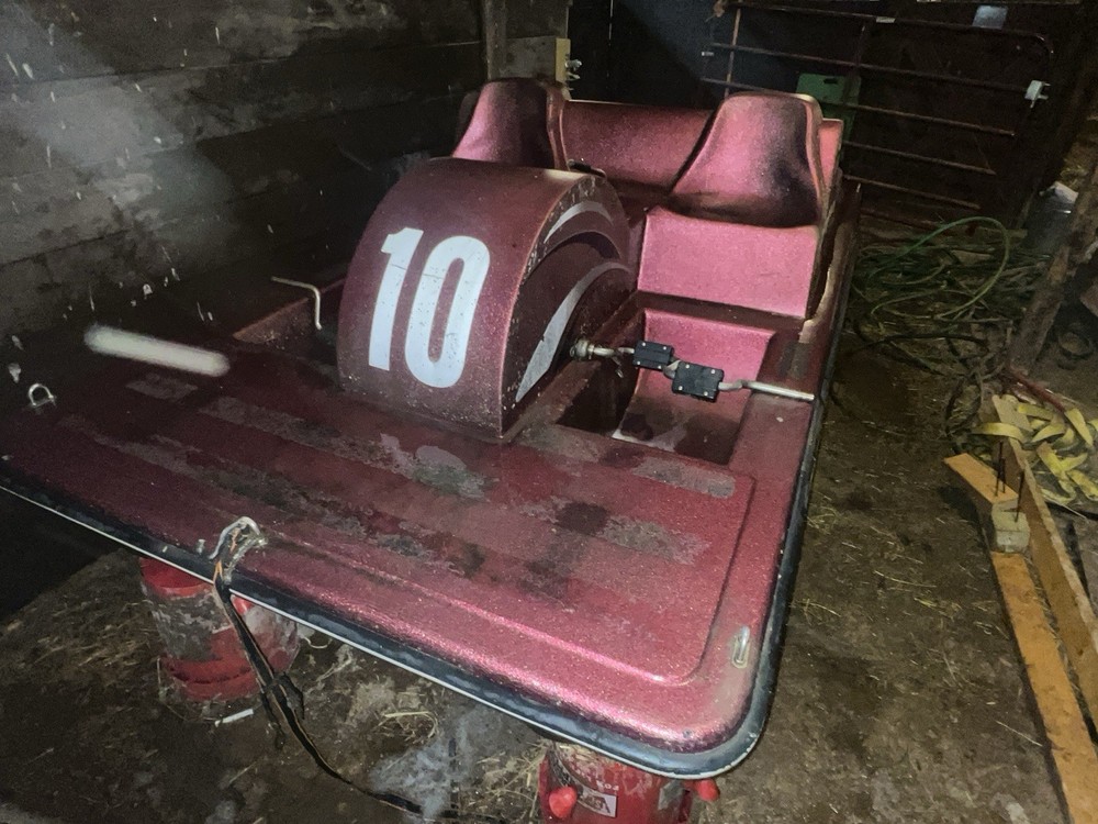 12ft Fiberglass Paddle Wheeler Boat for Lakes & Rivers