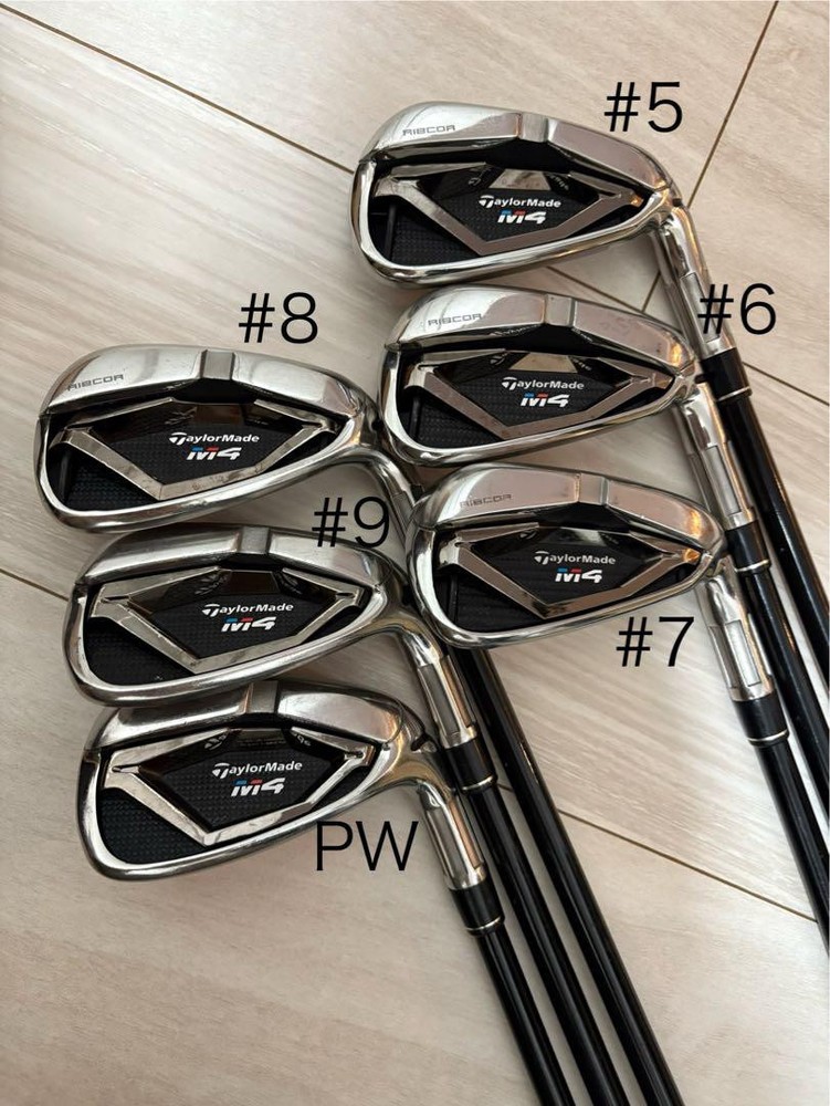 TaylorMade M4 Iron Set 5-PW 6pc RH FUBUKI TM6 Graphite Regular Flex Pre-Owned