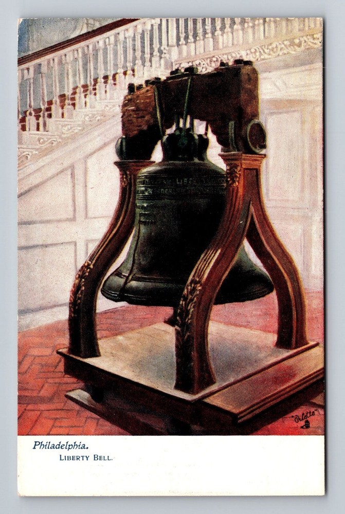 Philadelphia PA-Pennsylvania Liberty Bell Vintage Postcard Souvenir Postal Post