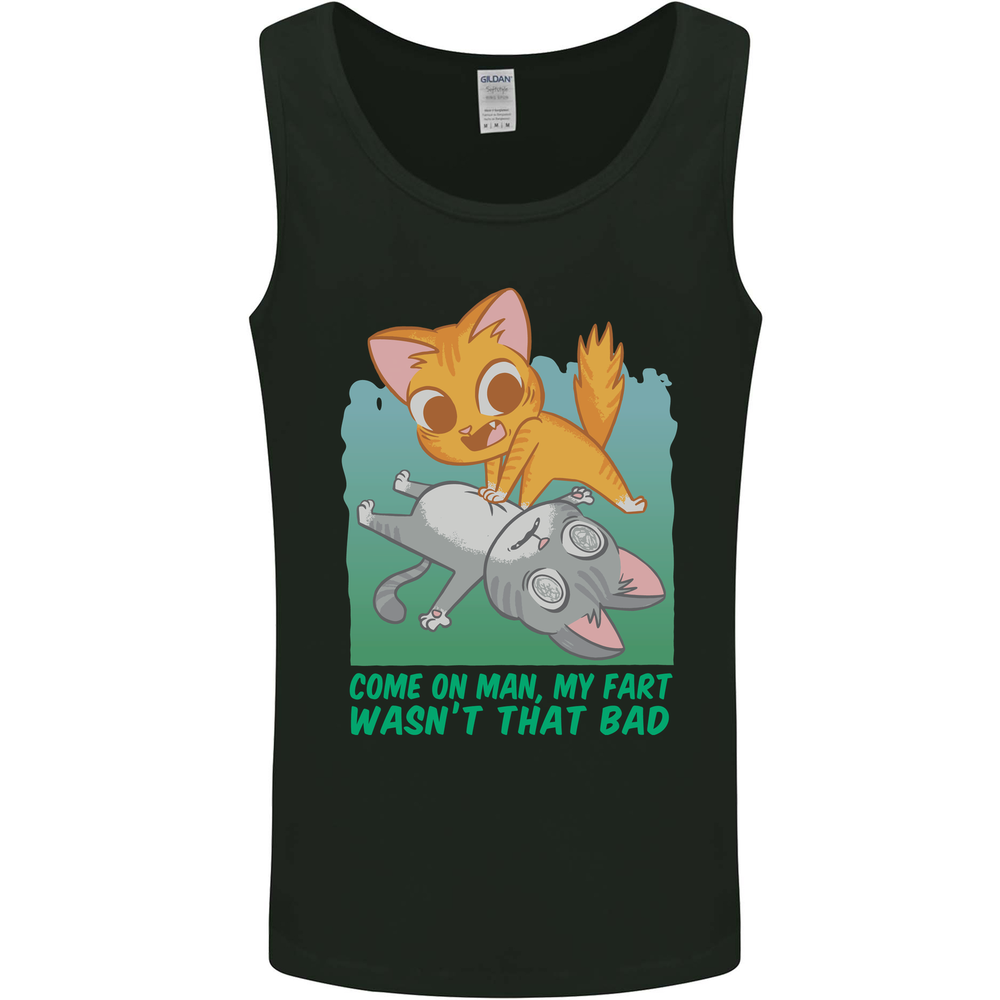 My Fart Wasn't That Bad Funny Flatulence Cat Mens Vest Tank Top