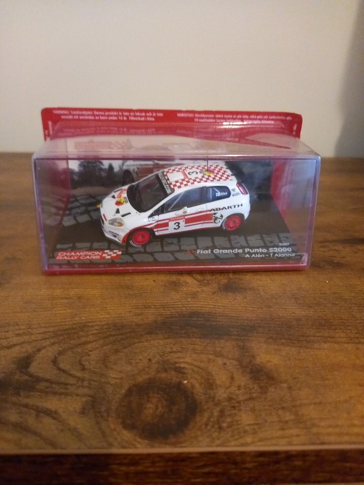 Altya Fiat Grande Punto S2000 Rally Champion Car 1/43 Scale iXO Model Free Shipping